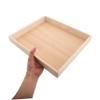 Abaodam 1piece Square Mini Desktop Sandbox Storage Boys and Girls Sand Play Tray for Fun Promotes Organizational Skills and Safe Playtime view 4