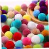 Ciieeo 300pcs Christmas DIY Plush Balls Large Decorative Balls Craft Toys for Kids Manual DIY Material Wood Toys for Toddlers view 2