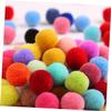 Ciieeo 300pcs Christmas DIY Plush Balls Large Decorative Balls Craft Toys for Kids Manual DIY Material Wood Toys for Toddlers view 4