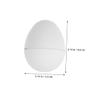 Beatifufu 10pcs Easter Egg Painting Kit Blank Easter Eggs Unpainted Craft Paper Decor DIY Decorator view 2