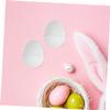 Beatifufu 10pcs Easter Egg Painting Kit Blank Easter Eggs Unpainted Craft Paper Decor DIY Decorator view 4
