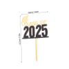 LIFKOME 10pcs Graduation Acrylic Cake Toppers Sturdy and Reusable Cake Decorations for Graduation Parties Unique Theme Inserts for Celebrations and Gatherings view 2