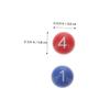 KOMBIUDA Raffle Game Plastic Number for Party Activities Bingo and Lottery Games Lightweight and Compact Entertainment Props for Events view 2