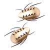 Kisangel 5pcs Solar Energy Powered Chafer Toy Simulation Bugs for Boy Girl Outdoor Educational Plaything Fun Solar Power Toy for Boy Girl Golden view 1
