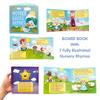 Cuddle Barn - Mother Goose Read-Along (Pink) | Animated Bird Plush with Mouth Movement Recites 7 Nursery Rhymes, Comes with Board Book, 14 inches view 4