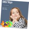 CHICAMPERA 5bags Domino Train Accessories of Random Color Domino Blocks for Boy Girl Educational Play Promoting Imagination and Motor Skills Development view 3