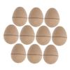 IWOWHERO 10pcs Unpainted Easter Eggs Craft Eggs for Easter Decorations DIY Drawing Paper Decorator Kit view 1