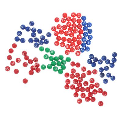 Hemoton Game for Raffle and Lottery Games Bright Colored Plastic for Holiday Parties Bingo Events and Special Occasions