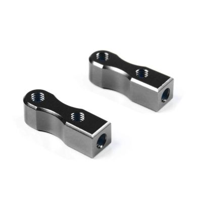 AQWBTYD RC Car Upgrade Parts for Tamiya for TT01 TT02 1/10 Aluminum Servo Mount RC Car Upgrades Parts Spare Accessories(Black)