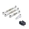 MIXVZARF RC Upgrade Accessories for WLtoys 104009 12401 12402 12403 12404 12409 Metal Refit Steering Link 25T Servo Arm RC Car Upgrade Parts(Silver) view 1