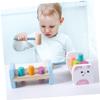 Milisten Funny Rabbit Toy Boys and Girls Wood Hammering Pounding Toy Boys' Educational view 2