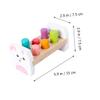 Milisten Funny Rabbit Toy Boys and Girls Wood Hammering Pounding Toy Boys' Educational view 4