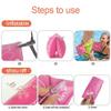 2 Packs Inflatable Arm Floaties Swim Arm Bands PVC Swim Rings Swimming Floats for Beginners Pool Beach view 2