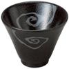 Unryu Black Yoyo Deep Kiri-kiri 6.3 Bowl [7.5 x 7.5 x 4.1 inches (19 x 19 x 10.4 cm), 1200cc] | Setomonohonpo view 1