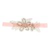 Ipetboom Rhinestone Baby Floral Headband for Girls Flower Design Toddler Hairband Accessories for Special Occasions and Everyday Wear view 1