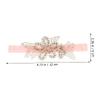 Ipetboom Rhinestone Baby Floral Headband for Girls Flower Design Toddler Hairband Accessories for Special Occasions and Everyday Wear view 2