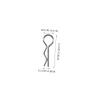 Cabilock Rc Body Clips Bent for Scale Rc Cars Compact Storage Design for and Secure Car Shells view 2