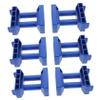 Toddmomy 6pcs Train Bridge Wooden Railway Accessories Model Train Bridge Part City Track Tracks Accessories Railroad Extension Building Toy view 1
