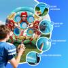 6Ft Inflatable Football Target Toss Game - Giant Outdoor Carnival Party Games for Backyard & Tailgate - Arcade Sports Toy with Electric Pump - 4 Easy-Grip Balls Gifts for Boys 3 4 5 6 7 8-12 Year Old view 4