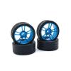 26Mm Racing Tire Tyre Metal Wheel Rim for Wltoys 284131 K969 K979 K989 P929 Kyosho Mini-Z 1/28 RC Car Upgrades Parts(Blue) view 1