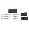 50 Sets Servo Plug Male Female Connector Kit | ABS & Gold Plated Brass Pins | Compatible for JRFutabaRC Airplane Types | 3 - Pin Crimp Terminal Set, 2A Rated Current view 3