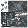 1000 Piece Cristiano Ronaldo Jigsaw Puzzle Dynamic Football Action Shot, Premium Paper Sports Memorabilia Collectible for Adults & Soccer Fans, Challenging Soccer Player Artwork, 27.5x19.7 Inch view 1