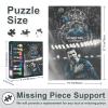 1000 Piece Cristiano Ronaldo Jigsaw Puzzle Dynamic Football Action Shot, Premium Paper Sports Memorabilia Collectible for Adults & Soccer Fans, Challenging Soccer Player Artwork, 27.5x19.7 Inch view 3