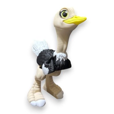 Articulated Ostrich | Home Dcor and Office Desk Toys | Autism, ADHD, Sensory | 3D Printed Gift