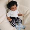 Angelbaby Real Life Baby Black Boy Reborn Doll,19 Inch Realistic Sleeping Newborn African American Doll Silicone Full Body Washable Biracial Poseable Babies with Brown Skin Child Dolls Toys view 3