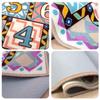 saihe Hopscotch Rug for Kids-Kids Rugs for Bedroom & playroom mat- Classroom Rug- 26"x59" Washable Play Mat with Non-Slip TPR Backing, 2 Bean Bags, Easy to Store, Intertek Certified, Indoor/Outdoor view 4