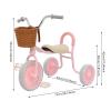 Children Tricycle,Freestanding Child Tricycles with Enlarged Pedal Imitation Rattan Woven Cart Basket,66Lbs Load Children Tricycle for Different Types of Road Surfaces view 2