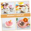 Abaodam Cute Fake Doughnut Models Simulated Donuts Toys Donuts Photo Props Party Table Decors Home Decor view 2