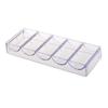 SUPVOX 1pc Box Chip Rack Poker Chip Container and Holder Poker Chip Case Organizer Poker Chip Storage Mini Rack Case Covered Poker Chips Numbered Poker Storage Roulette Chips Game Acrylic view 1
