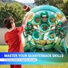 6Ft Inflatable Football Target Toss Game - Giant Outdoor Carnival Party Games for Backyard & Tailgate - Arcade Sports Toy with Electric Pump - 4 Easy-Grip Balls Gifts for Boys 3 4 5 6 7 8-12 Year Old view 3