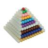 EUKVYQPX Montessori Assembled Decimal Beaded Cube, Assembled Teaching AIDS Model,Bead Tower view 3