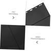 Levemolo 10pcs Double-Sided Stamp Collecting Pages for Loose-Leaf Albums Flexible Inserts for Easy Organization Black Background for Enhanced Visual Appeal for Stamp Collections view 2