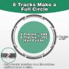 KATO N Scale 20-100 Unitrack R249-45 Curve Track (8 Pieces Total) + Track Cleaning Cloth 15x15cm  Snap-Together Rail Set for Smooth Layout and Easy Maintenance view 4