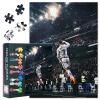 1000 Piece Football Star Championship Jigsaw Puzzle: Elite League Match Action Moments, Premium Matte Paper Sport Game Wall Art for Diehard Fans & Sports Collectors, 27.5x19.7 Inch view 1