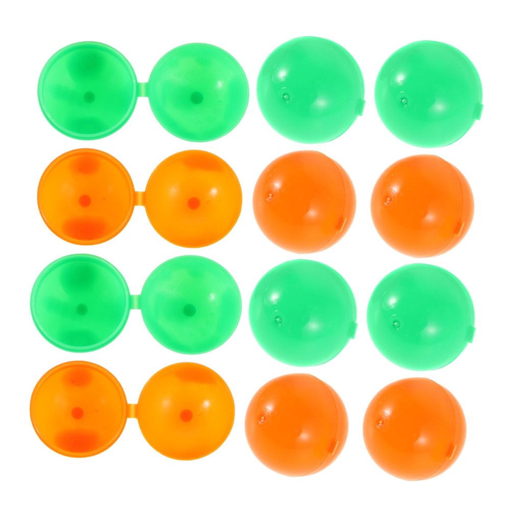 KOMBIUDA 25pcs Hollow Plastic Raffle Balls Fillable Lottery Balls for Bingo Party Games Lightweight Design for Schools Events and Carnival Activities