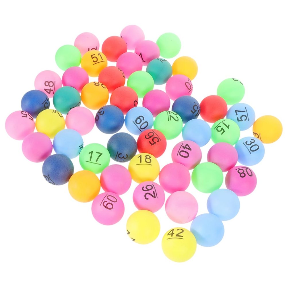 Anneome 90pcs Colorful Numbered Draw for Raffle Games Plastic Bingo for Party Activities Engaging and User-Friendly Design for Group Events and Carnival Prizes