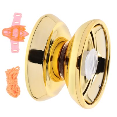 Kisangel Yo-yo Balls String Toy Entry-Level Metal Fingertip Ball Alloy for Boys and Girls Interesting Plaything