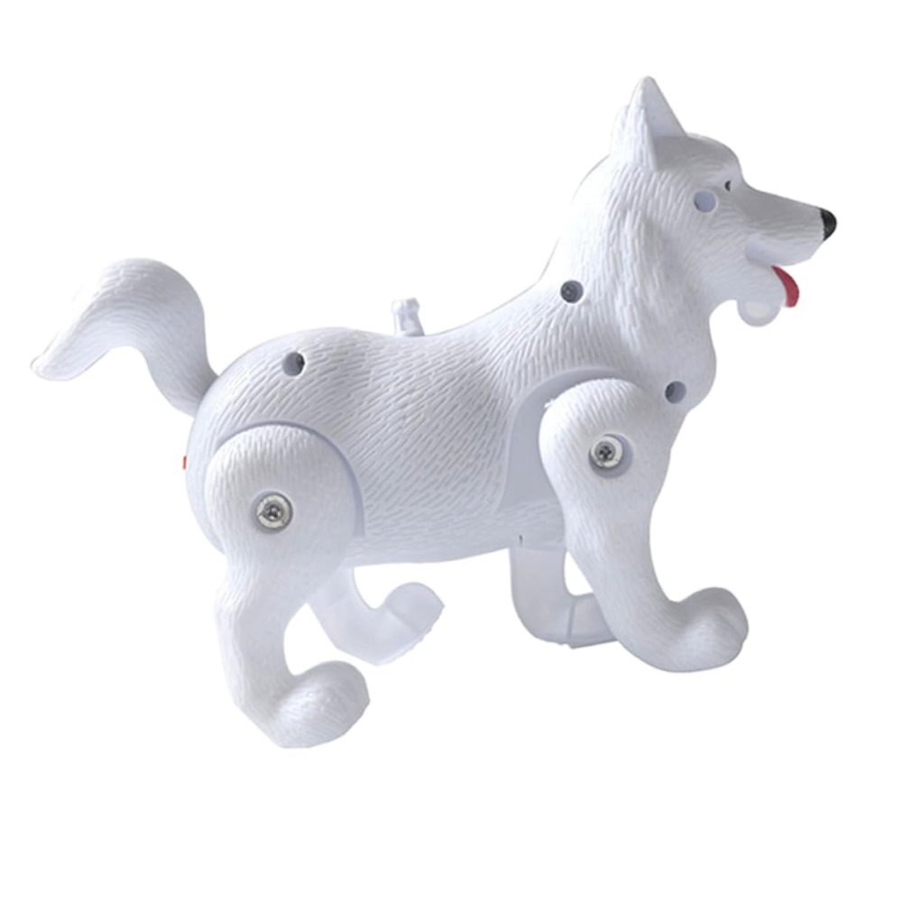 LIOOBO Glowing Electric Dog Toy for Boys and Girls Interactive Dog Toy Music Abs Material Cute Shaped Random Color