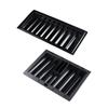 SUPVOX 2pcs Plastic Poker Chip Tray Compact Storage for Chips Lightweight Design for Organized Gaming for Home Tables and view 1