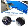 SUPVOX 2pcs Plastic Poker Chip Tray Compact Storage for Chips Lightweight Design for Organized Gaming for Home Tables and view 3