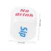 BCOATH 6pcs Acrylic Drinking Dice for Bachelorette Parties Fun Dice Game for Friends Gatherings Ktv Entertainment for Family and Colleagues Quick Rules for All Ages view 2