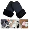 1 Pair Baby Strollers Hand Muffs Soft & view 2