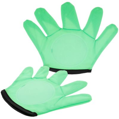 BESPORTBLE 2pcs Sticky Catch Game Cup Gloves for Boy Girl and Indoor Toss and Catch Beach and Playground Activity for Family Bonding