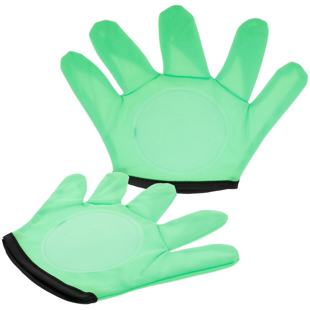 BESPORTBLE 2pcs Sticky Catch Game Cup Gloves for Boy Girl and Indoor Toss and Catch Beach and Playground Activity for Family Bonding