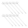 Kisangel 10pcs Flash Fairy Wands for Boys and Girls Glittery Plastic Princess Sticks for Dress-up Birthday Parties Design for Play view 1