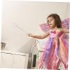 Kisangel 10pcs Flash Fairy Wands for Boys and Girls Glittery Plastic Princess Sticks for Dress-up Birthday Parties Design for Play view 2